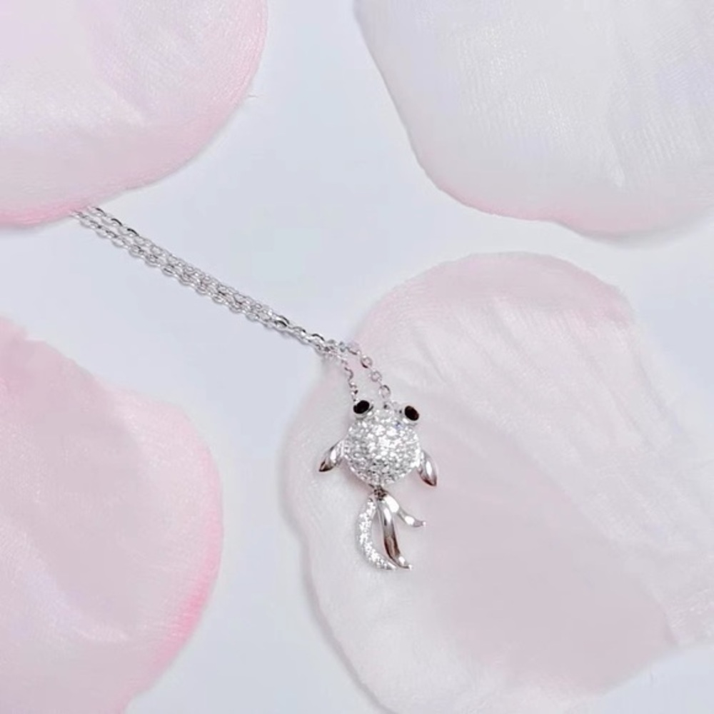 Sterling Silver Goldfish Necklace